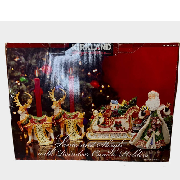 Kirkland Signature Holiday Kirkland Signature Santa And Sleigh With